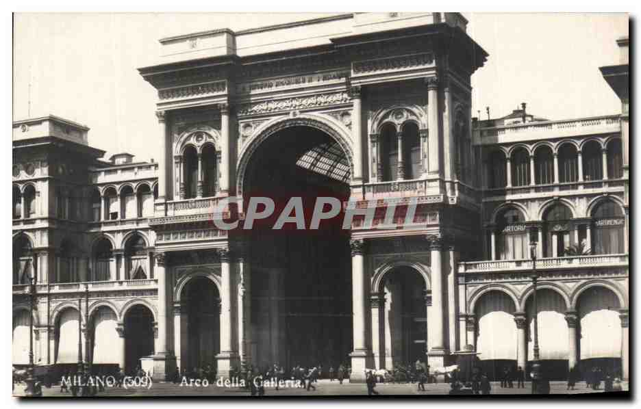 CPA Milano arco della Galleria