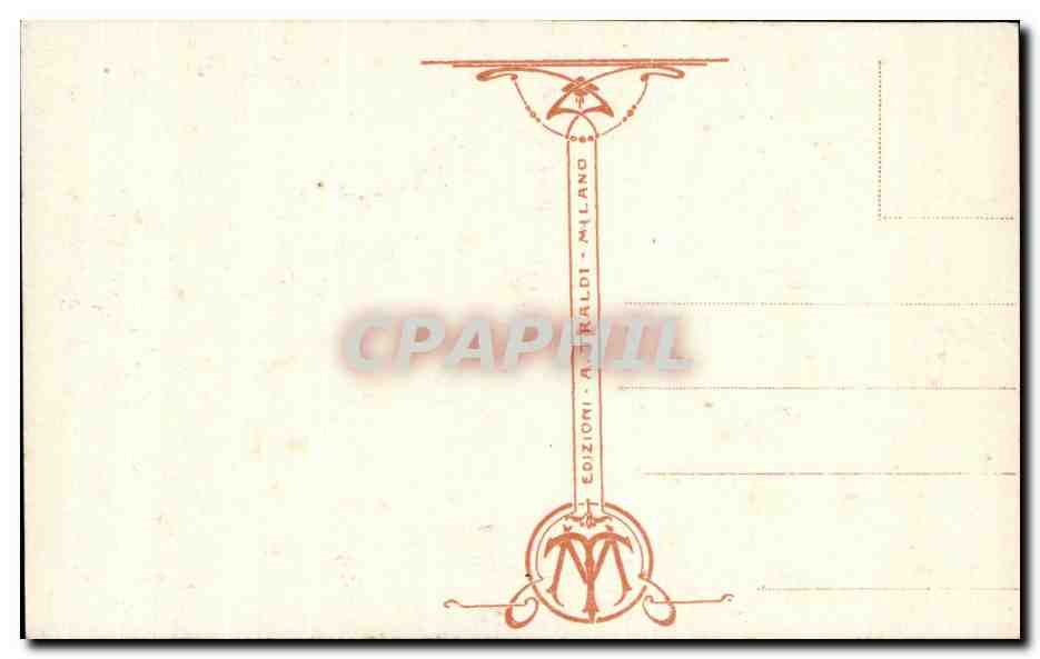 CPA Milano arco della Galleria — Rückseite