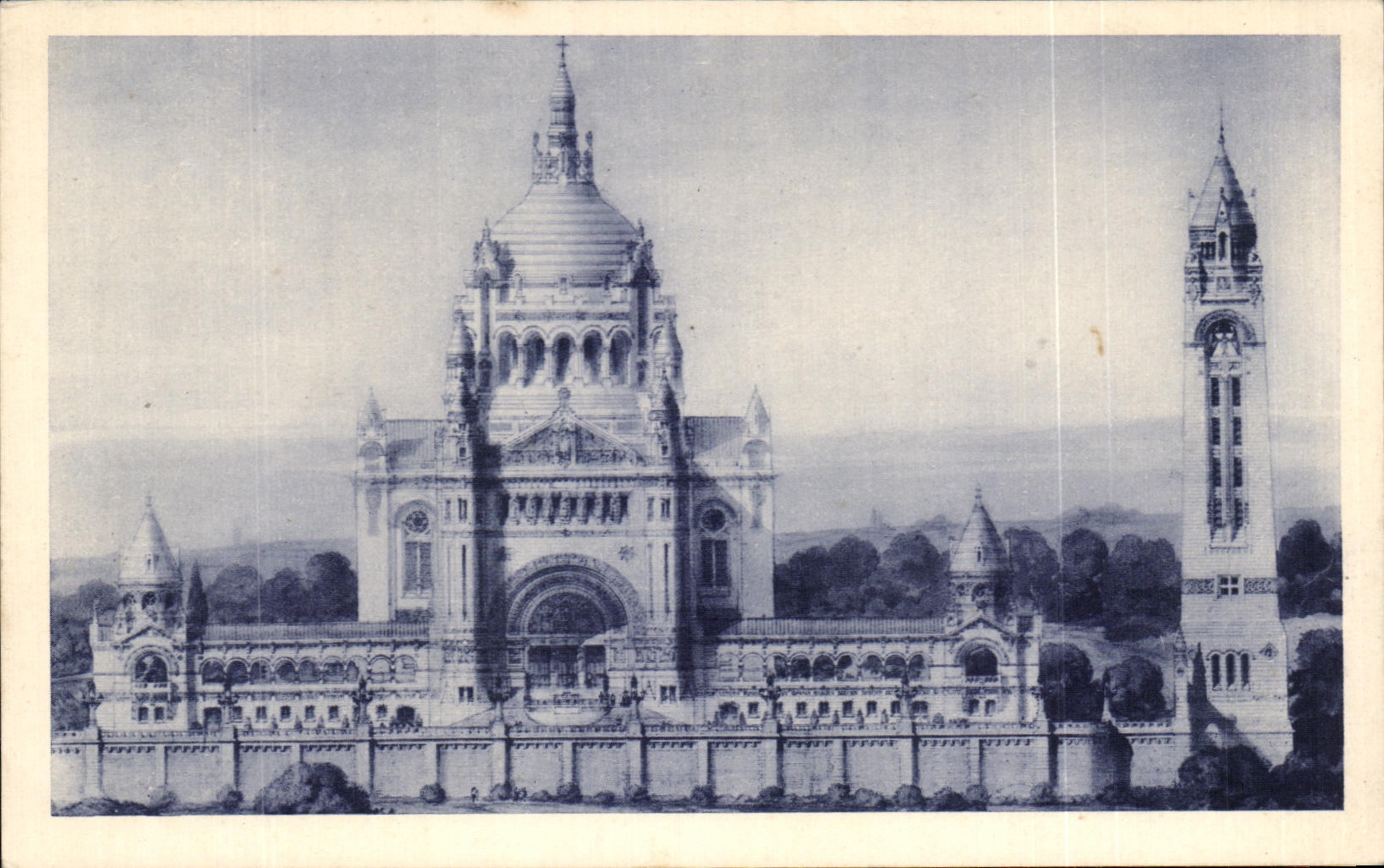 CPA La Basilique De Lisieux Vue Generale du Projet