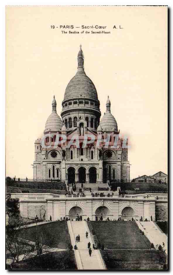CPA Paris Sacre Coeur Montmartre