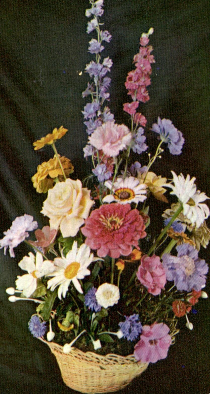 CPSM Fantaisie Fleurs 