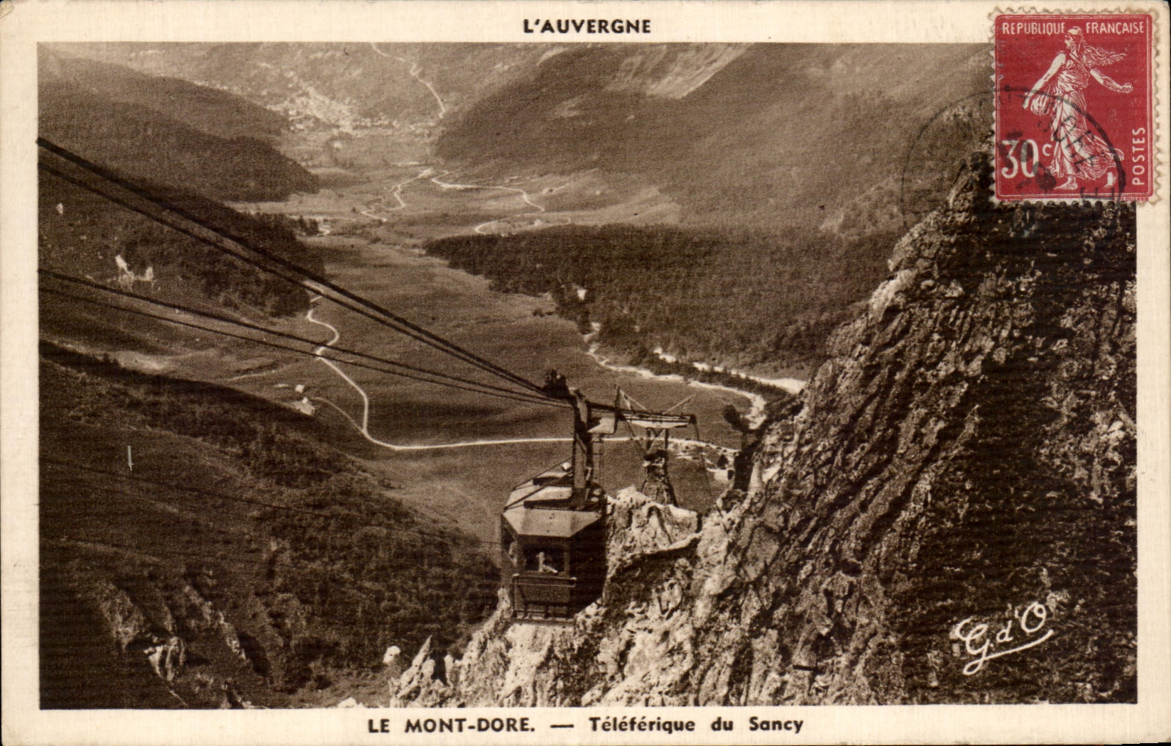 CPA Le Mont Dore Teleferique du Sancy