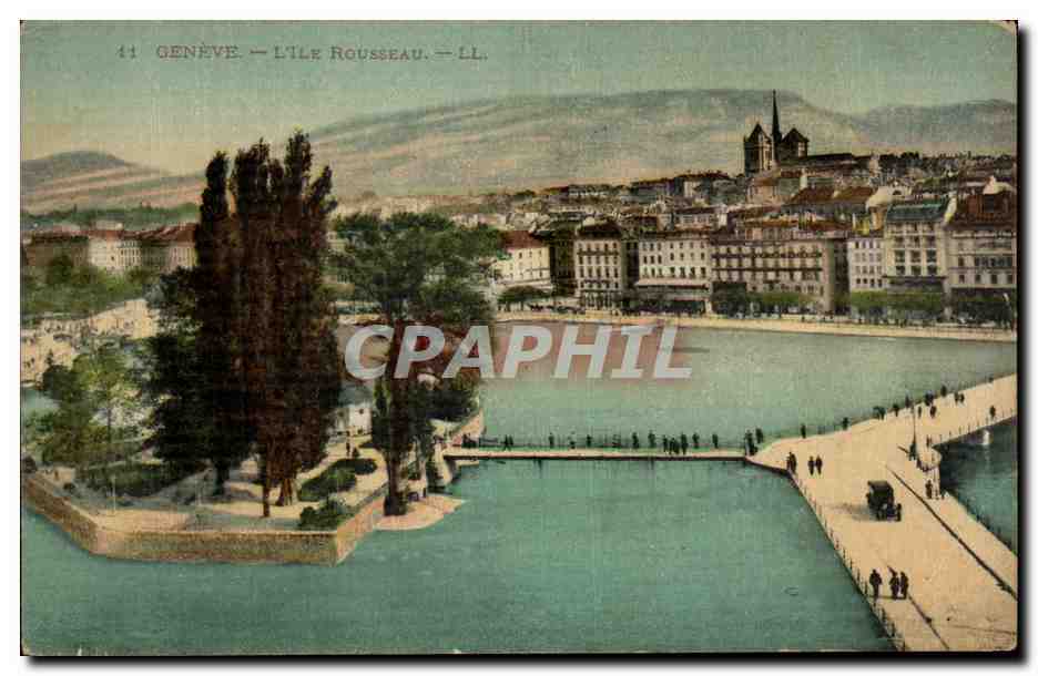 CPA Geneve L'Ile Rousseau