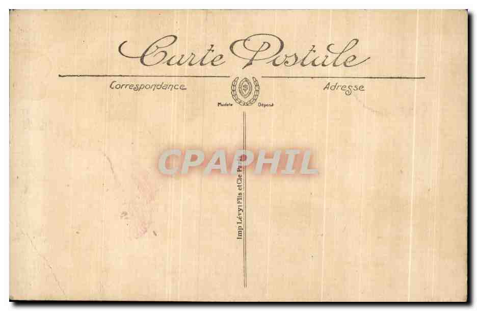 CPA Geneve L'Ile Rousseau — Rückseite