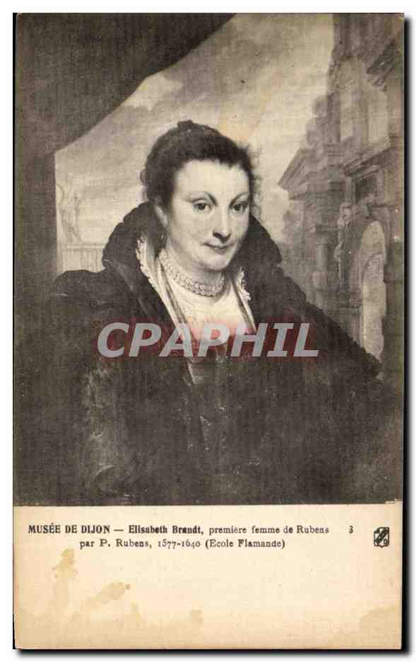 CPA Musee De Dijon Elisabeth Brandt Permiere Femme De Rubens