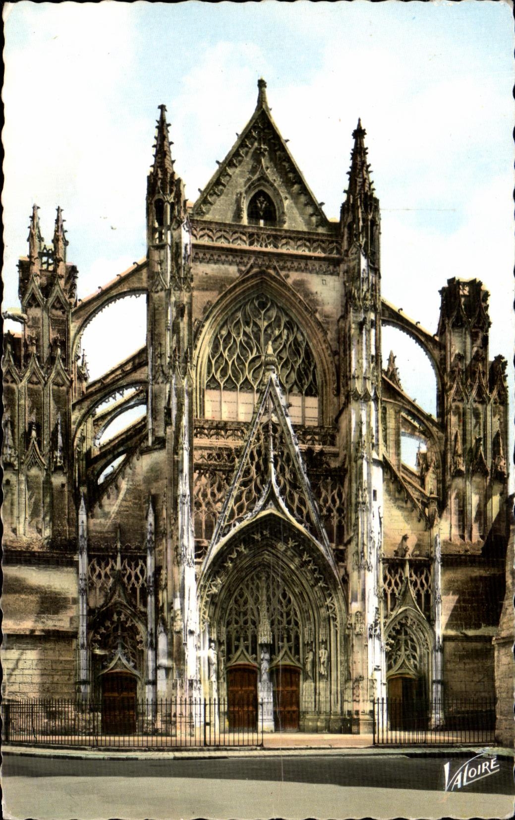 Kirche der Dreifaltigkeit in Vendôme — flämische Fassade des 16. Jahrhunderts — Éditions Valoire