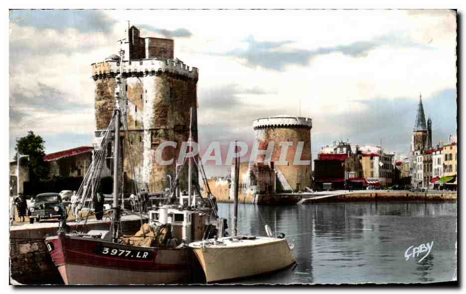 La Rochelle — Les Tours de l'Entrée du Port — Éditions Gaby, Nantes