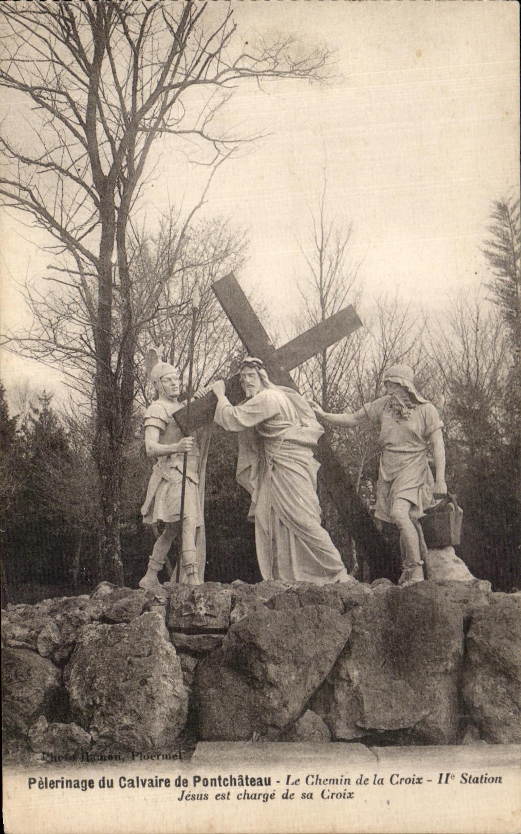 CPA Pelerinage Du Calvaire de Pontchateau Le Chemin de La Croix