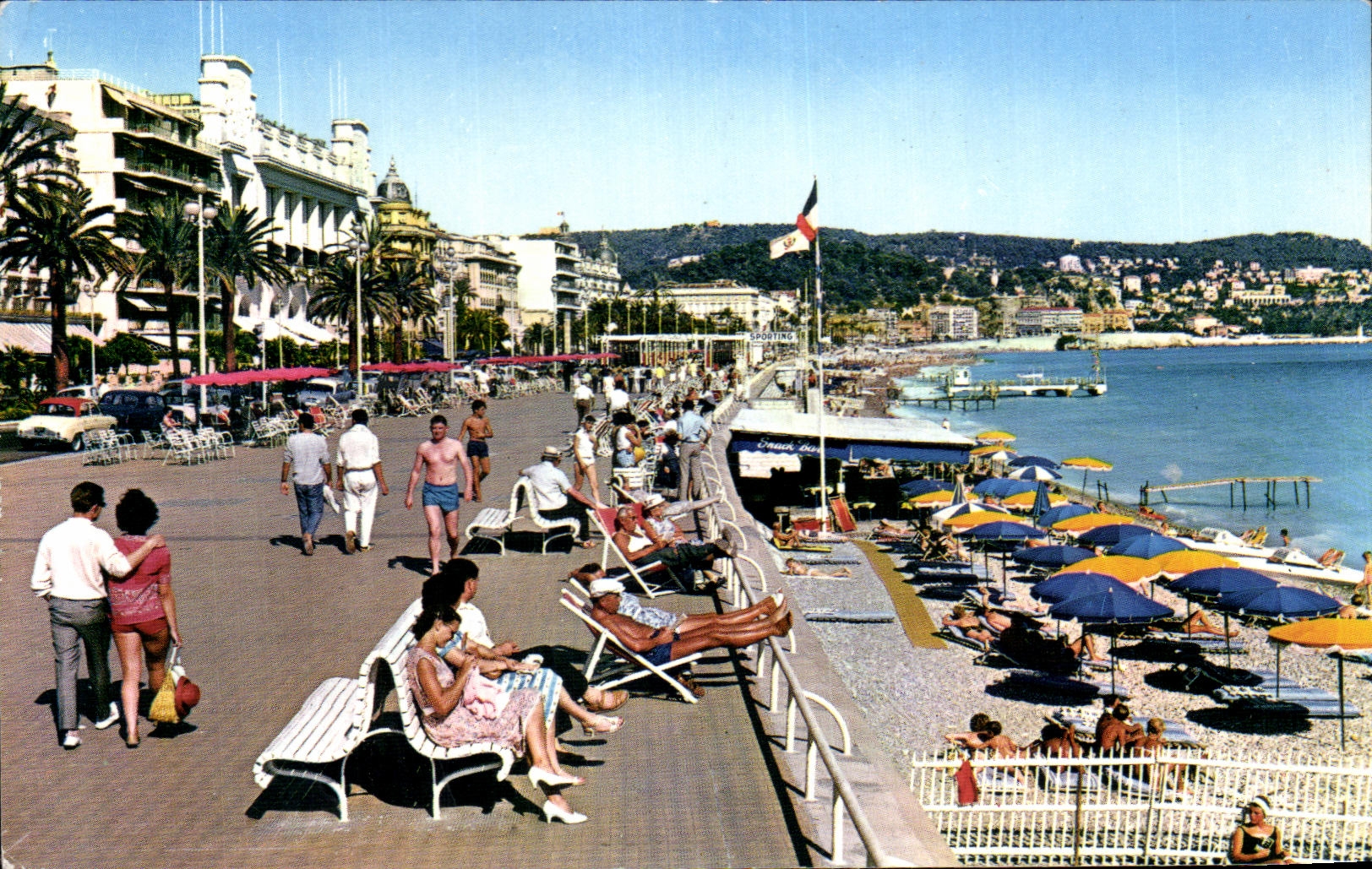 CPSM Nice La promenade des Anglais 