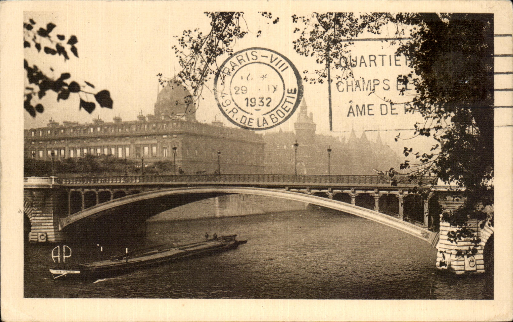 CPA Paris Pont Notre Dame Tribnual de Commerce et Conciergeries