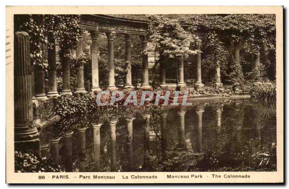 CPA Paris Parc Monceau La Colonnade 
