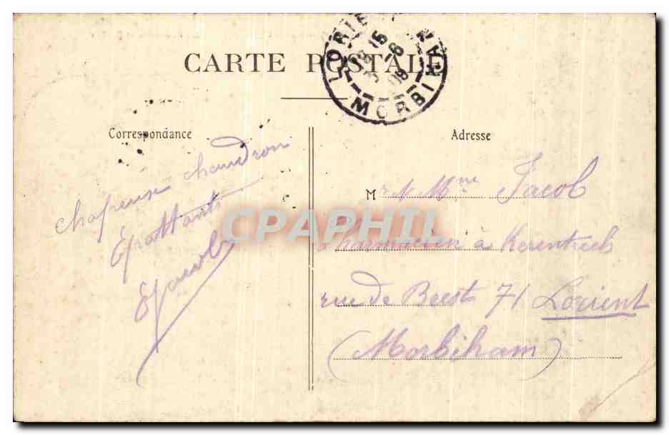 CPA Paris Buttes Chaumont Lac Passerelle et rocher — Verso