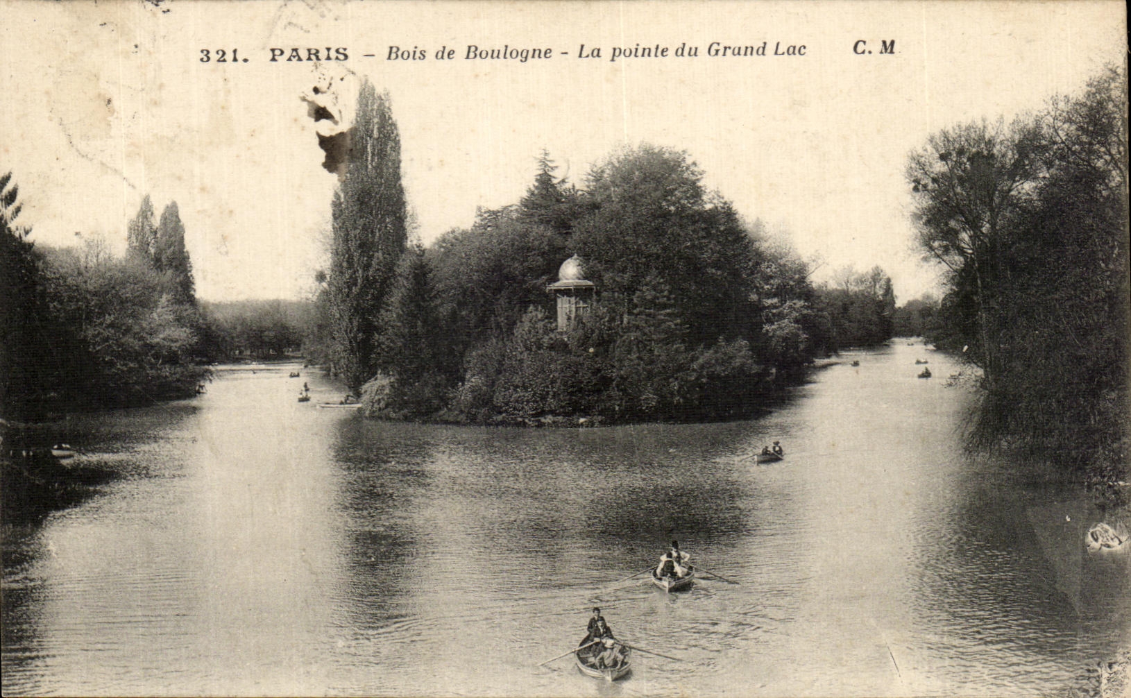 CPA Paris Bois de Boulogne La Pointe Du Grand Lac