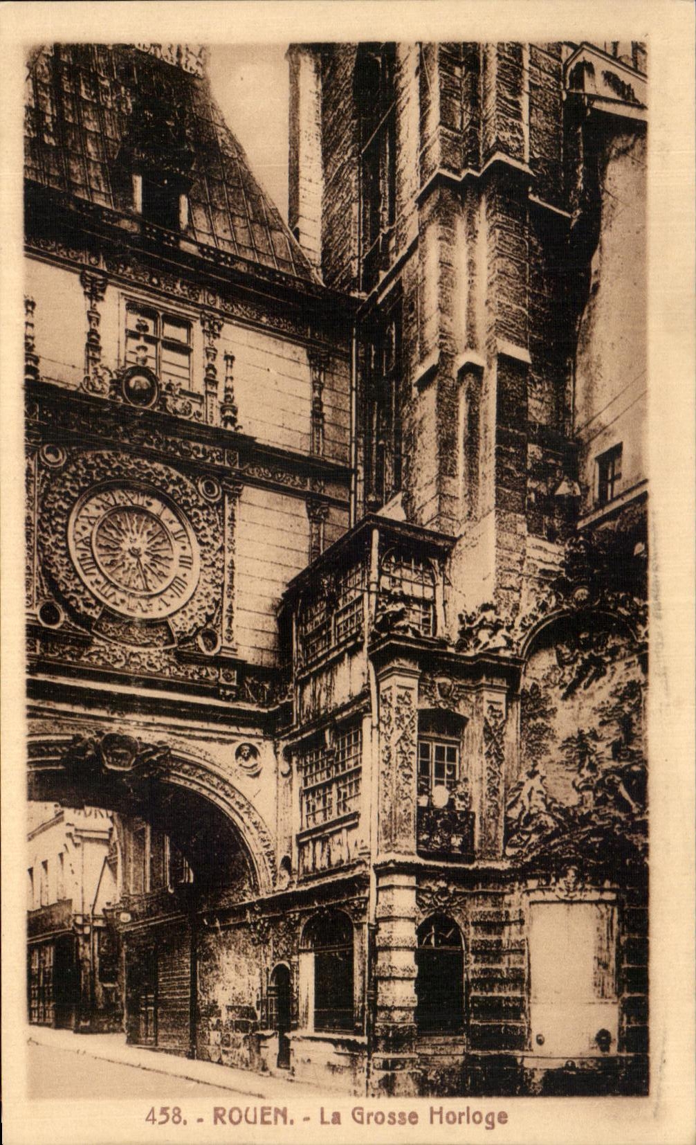 CPA Rouen La Grosse Horloge
