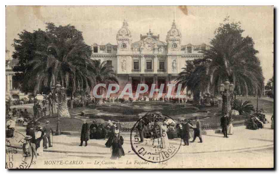 CPA Monte Carlo Le Casino La Facade