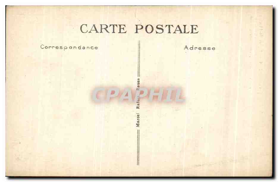 CPA Rouen Eglise St Maclou — Rückseite