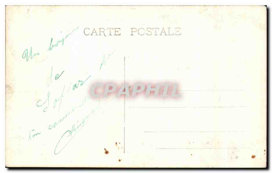 CARTE PHOTO Algerie Sofar La Vallee — Rückseite