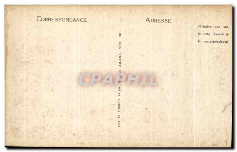 CPA Biarritz Le Casino Et La Plage — Verso