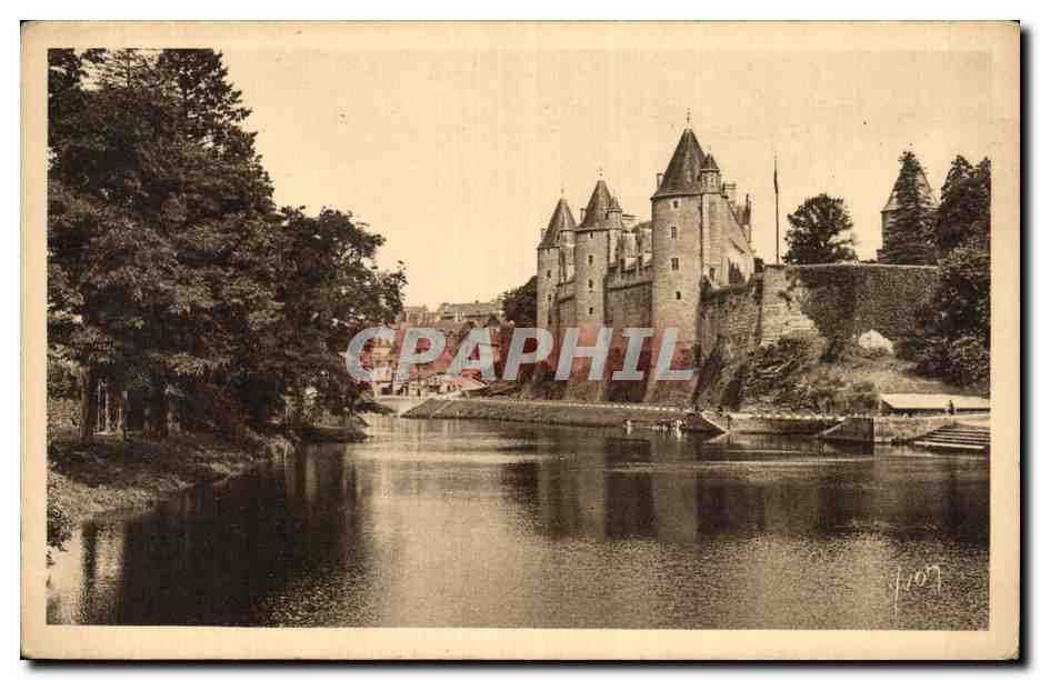 Les Bords de l'Oust et le Château — Josselin (Morbihan) — Les Éditions d'Art Yvelines, Paris