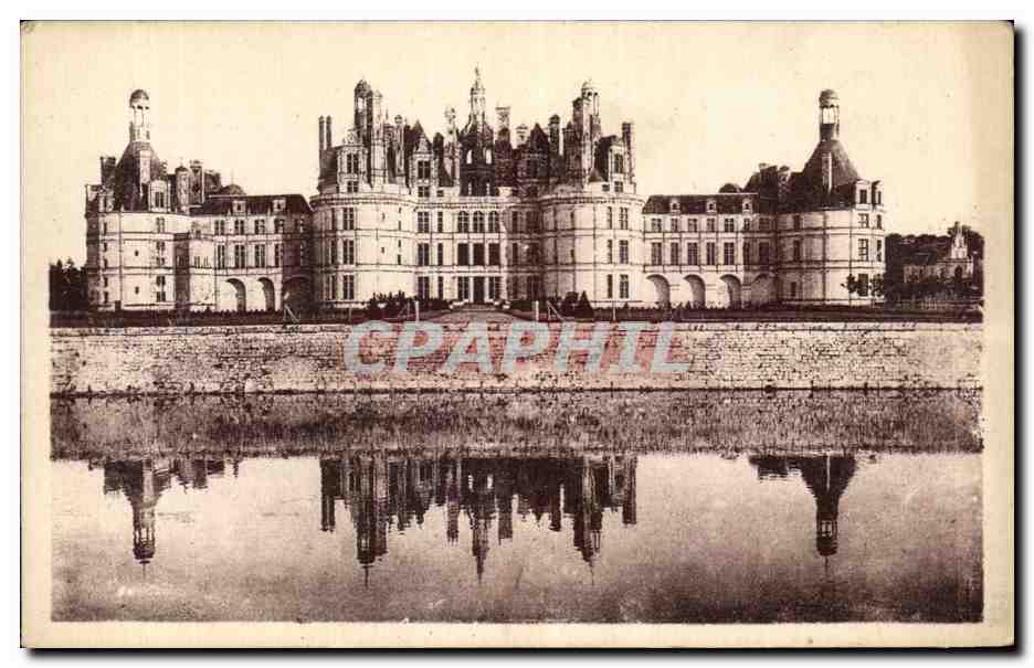 CPA Chateau de Chambord Construit pour Francois 1er
