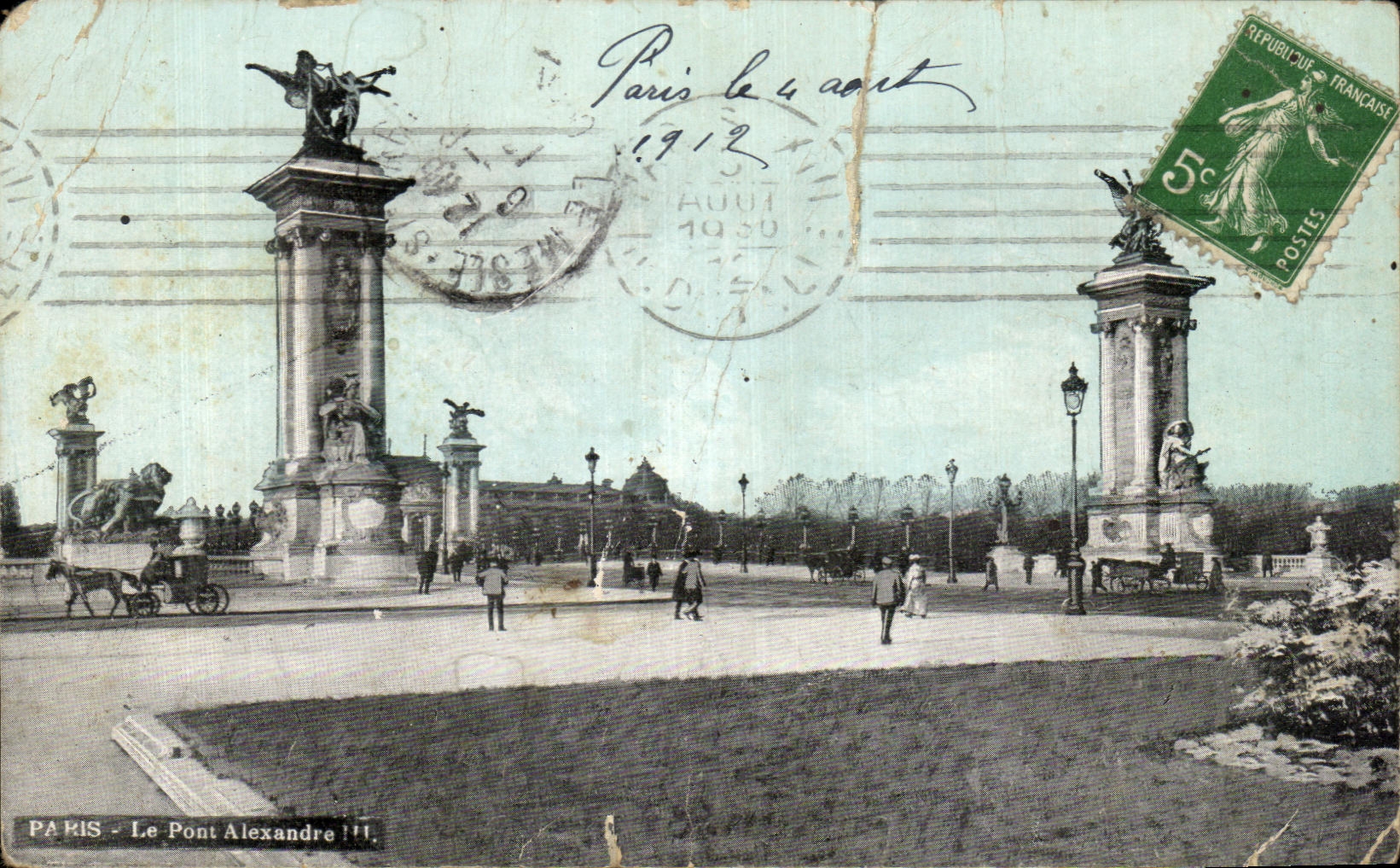 CPA Paris Le Pont Alexandre III