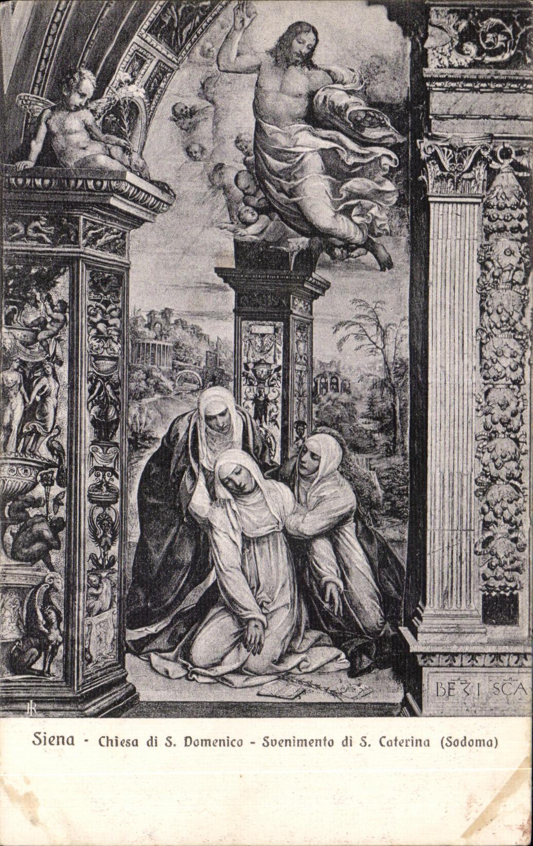 CPA Siena chiesa Di Domenico Suenimente Caterina Sodoma 