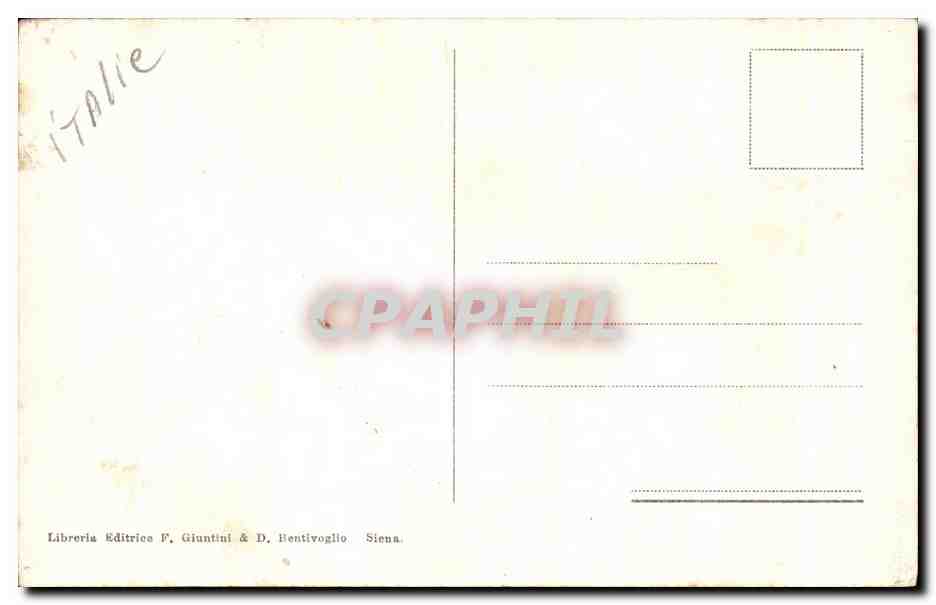 CPA Siena chiesa Di Domenico Suenimente Caterina Sodoma  — Rückseite