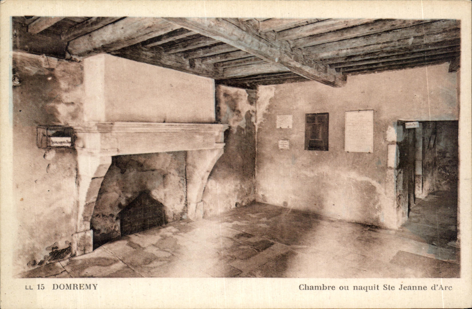 Chambre où naquit Ste Jeanne d'Arc — Domrémy — LL 15