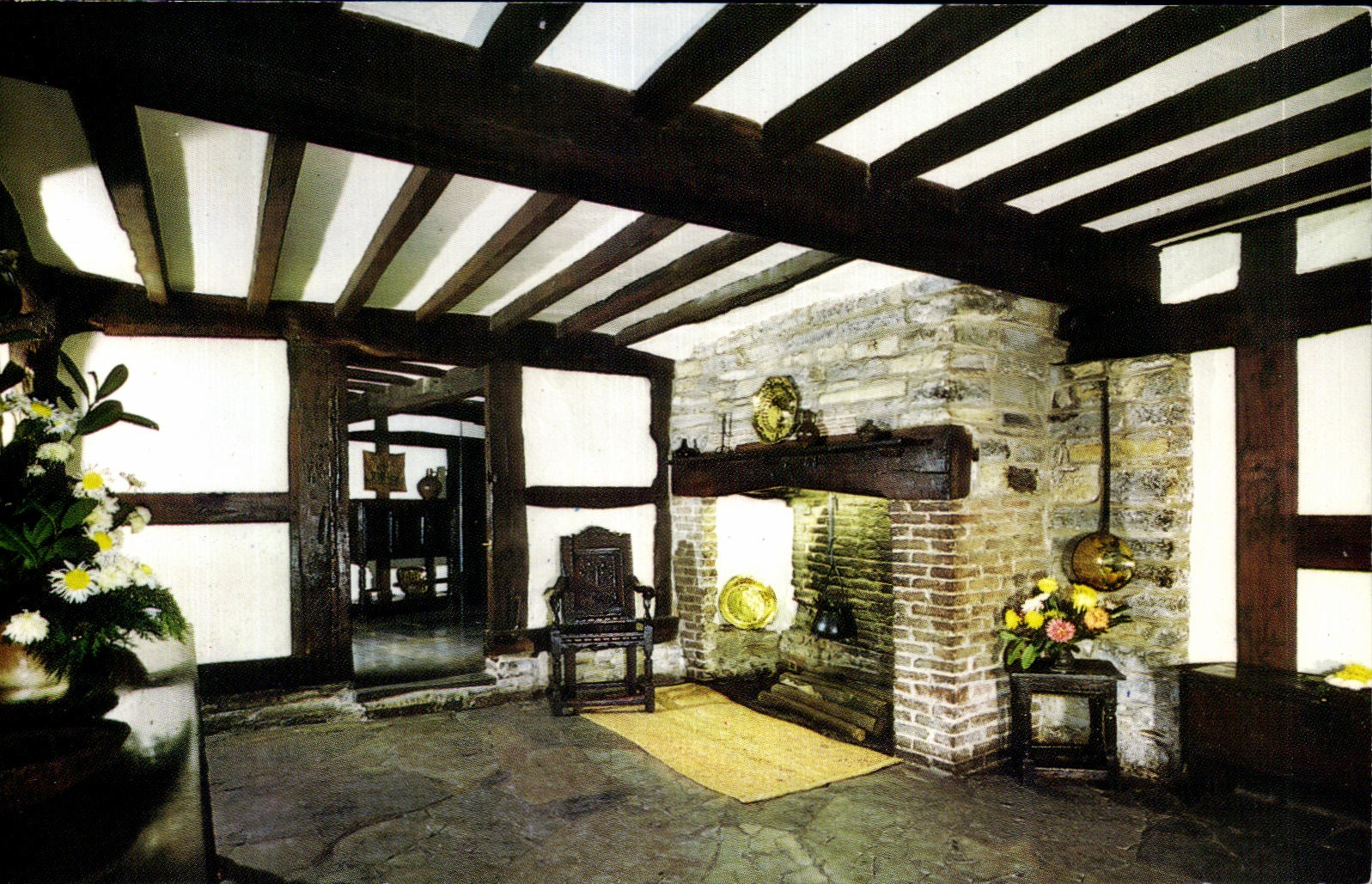 CPA The Living Room Shakespeare's Birthplace Stratford Upon Avon