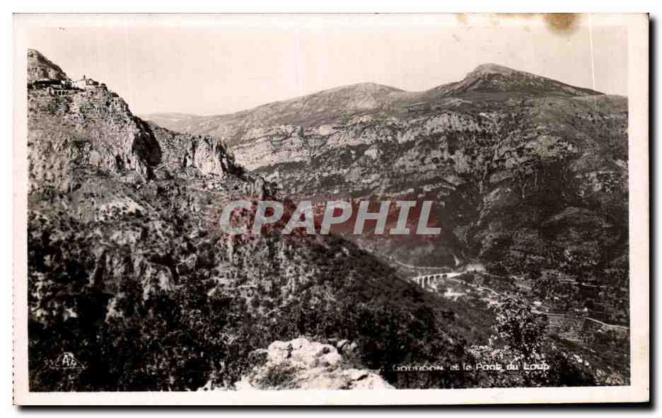 CPA Gourdon et le pont du loup