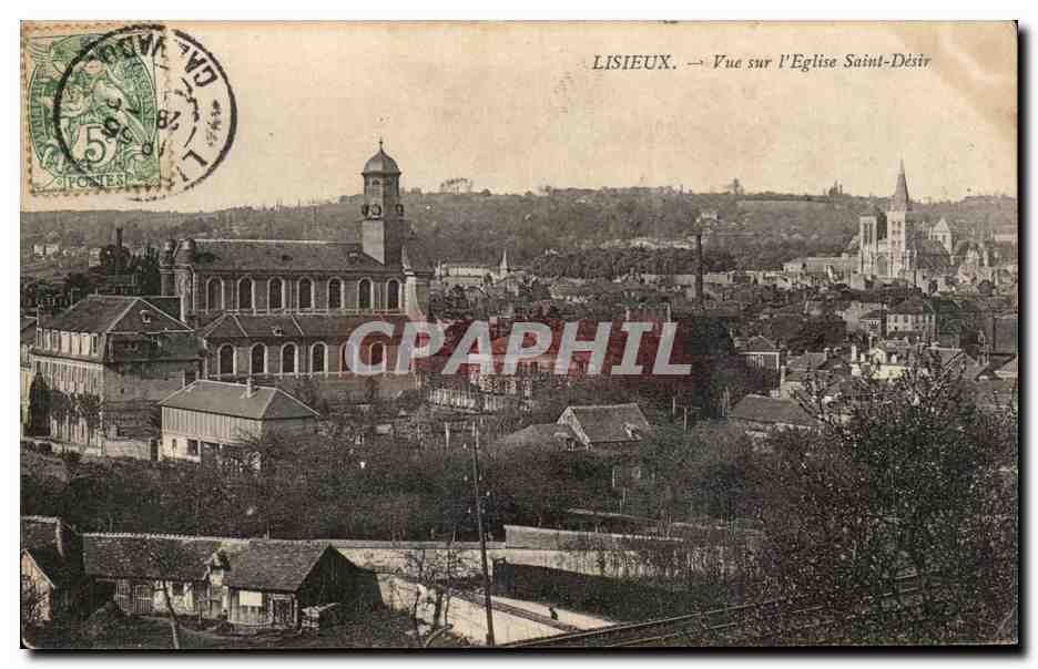 Lisieux — Vue sur l'Église Saint-Désir