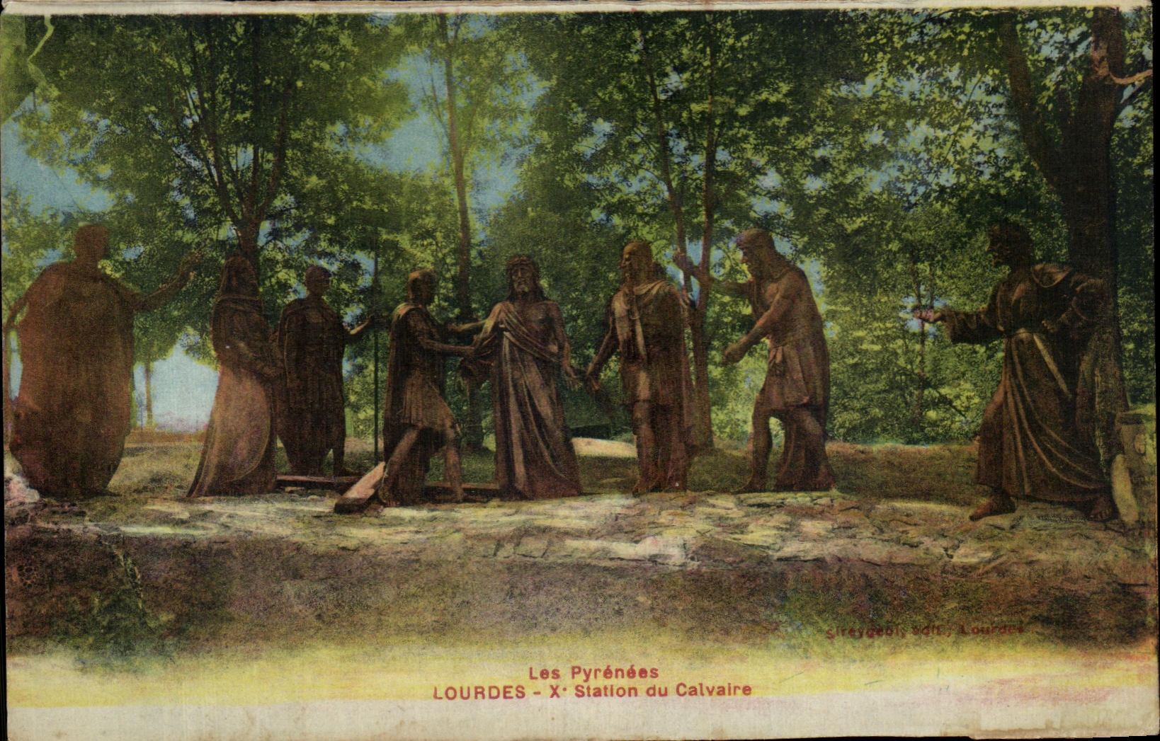 CPA Lourdes Station du Calvaire