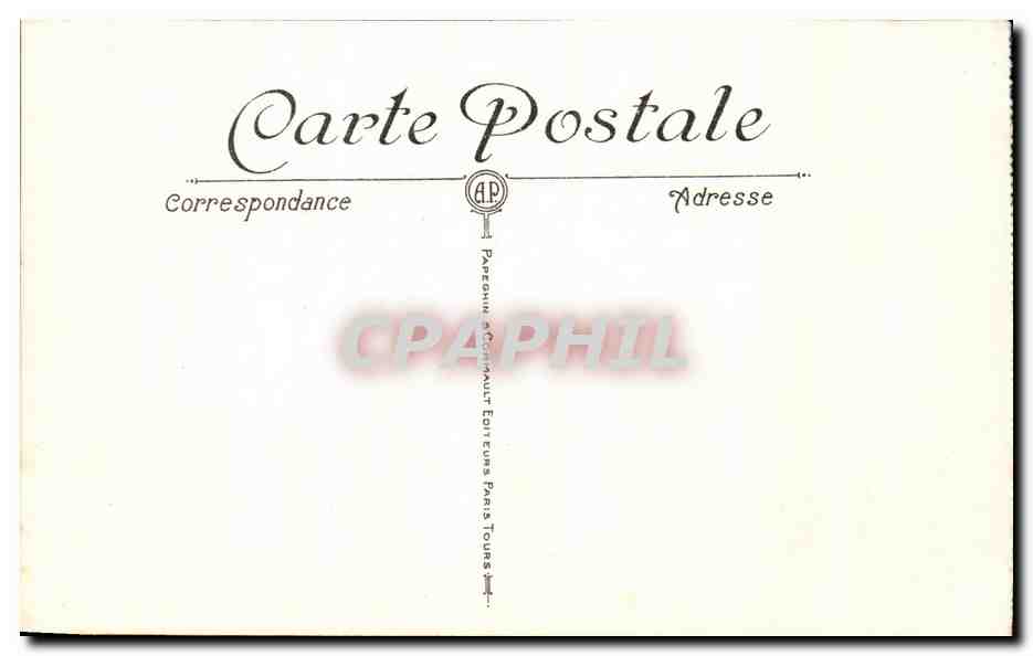 CPA Versailles Le Parc les Bains d'Apollon — Verso