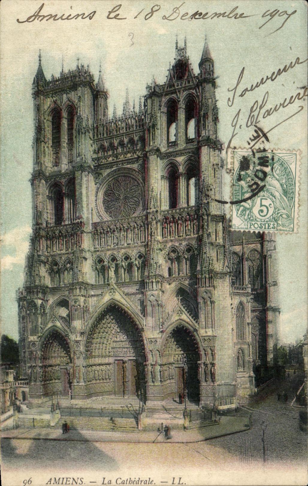 CPA Amiens La Cathedrale