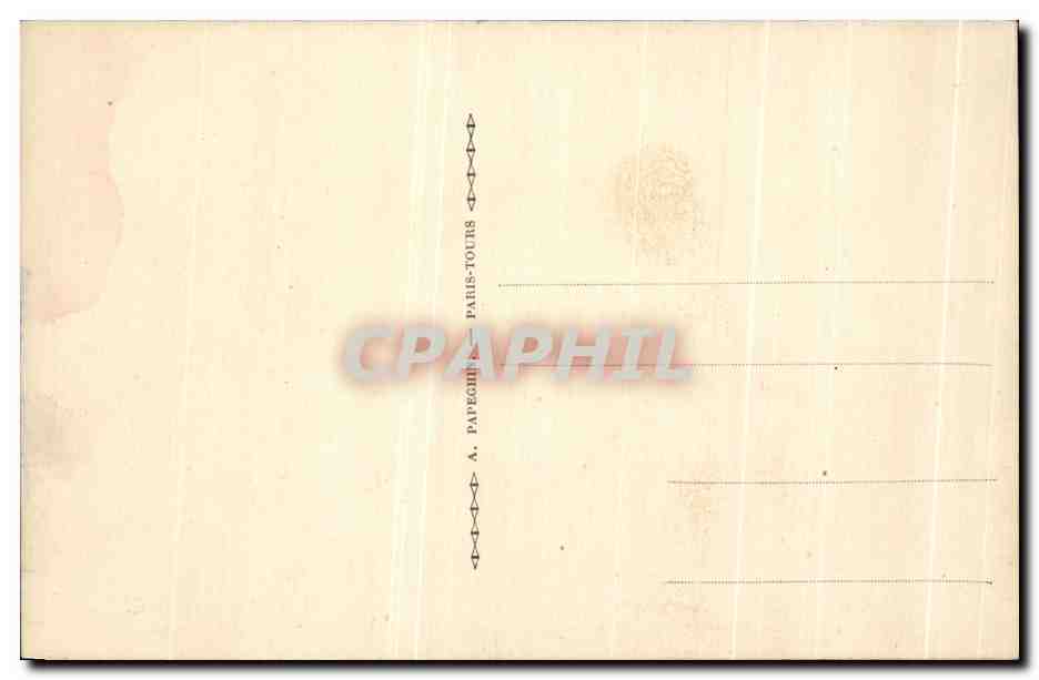 CPA Chambord Le Chateau Aile Francois 1er — Rückseite
