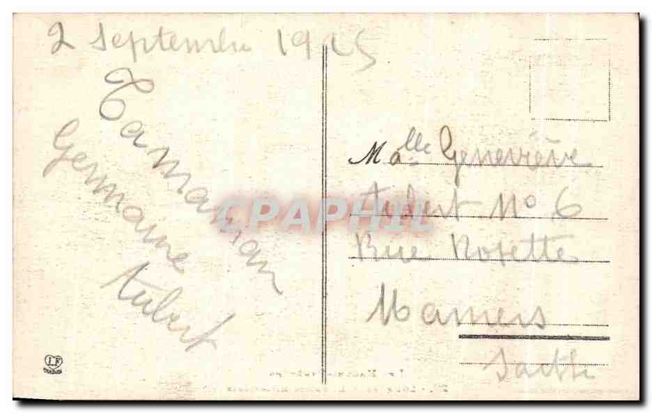 CPA Les Hautes Pyrenees Lourdes La Grotte Miraculeuse — Verso