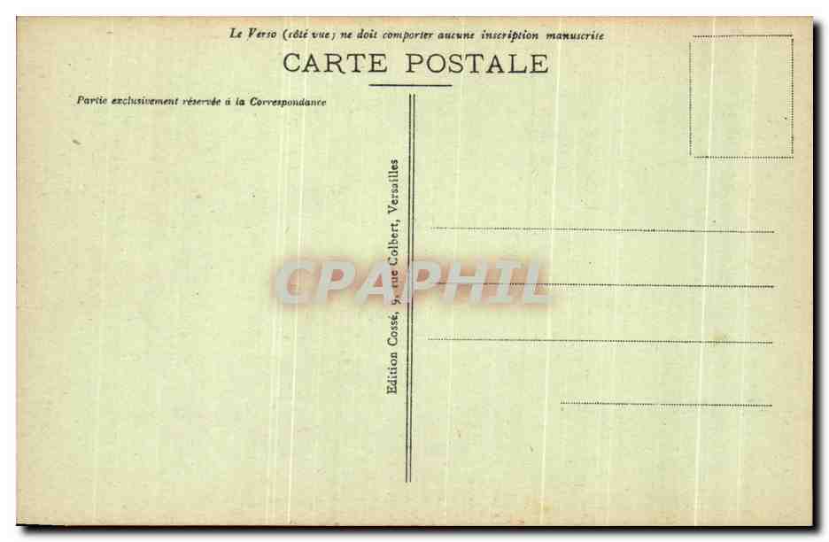 Versailles - Le Parc - La Grotte des Bains d'Apollon — Édition Colbert, Versailles — Verso
