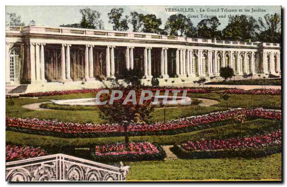CPA Versailles Le Grand Trianon et les Jardins