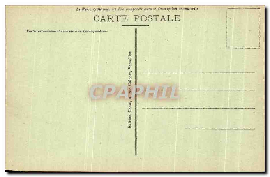CPA Versailles Le Petit Trianon  — Verso