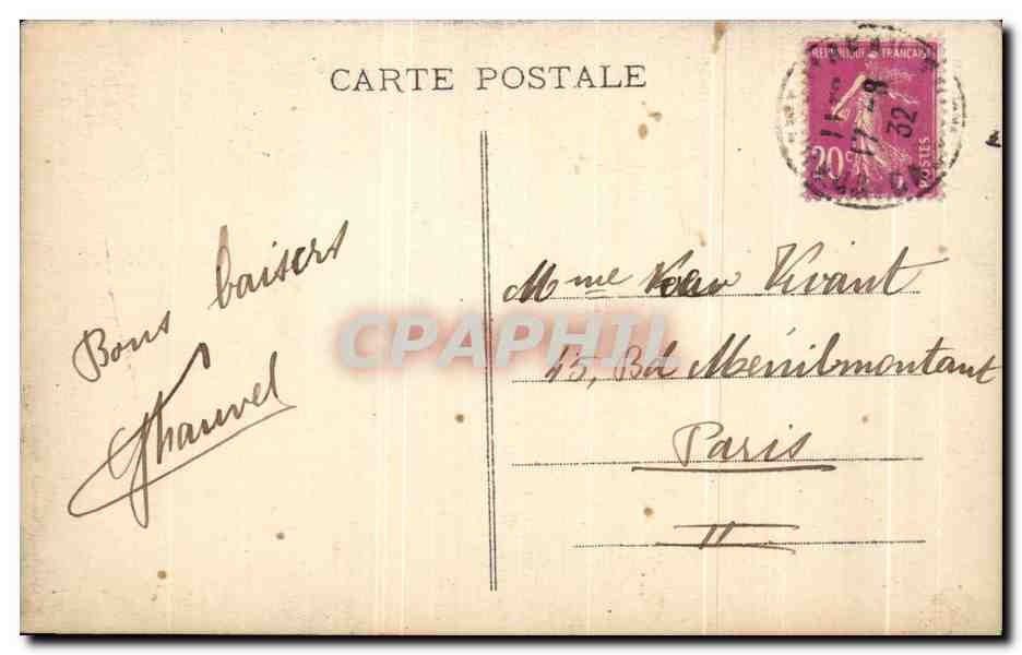 Rochers de la Fosse Arthur — St-Georges-de-Rouelley (Manche) — série 493 — Verso
