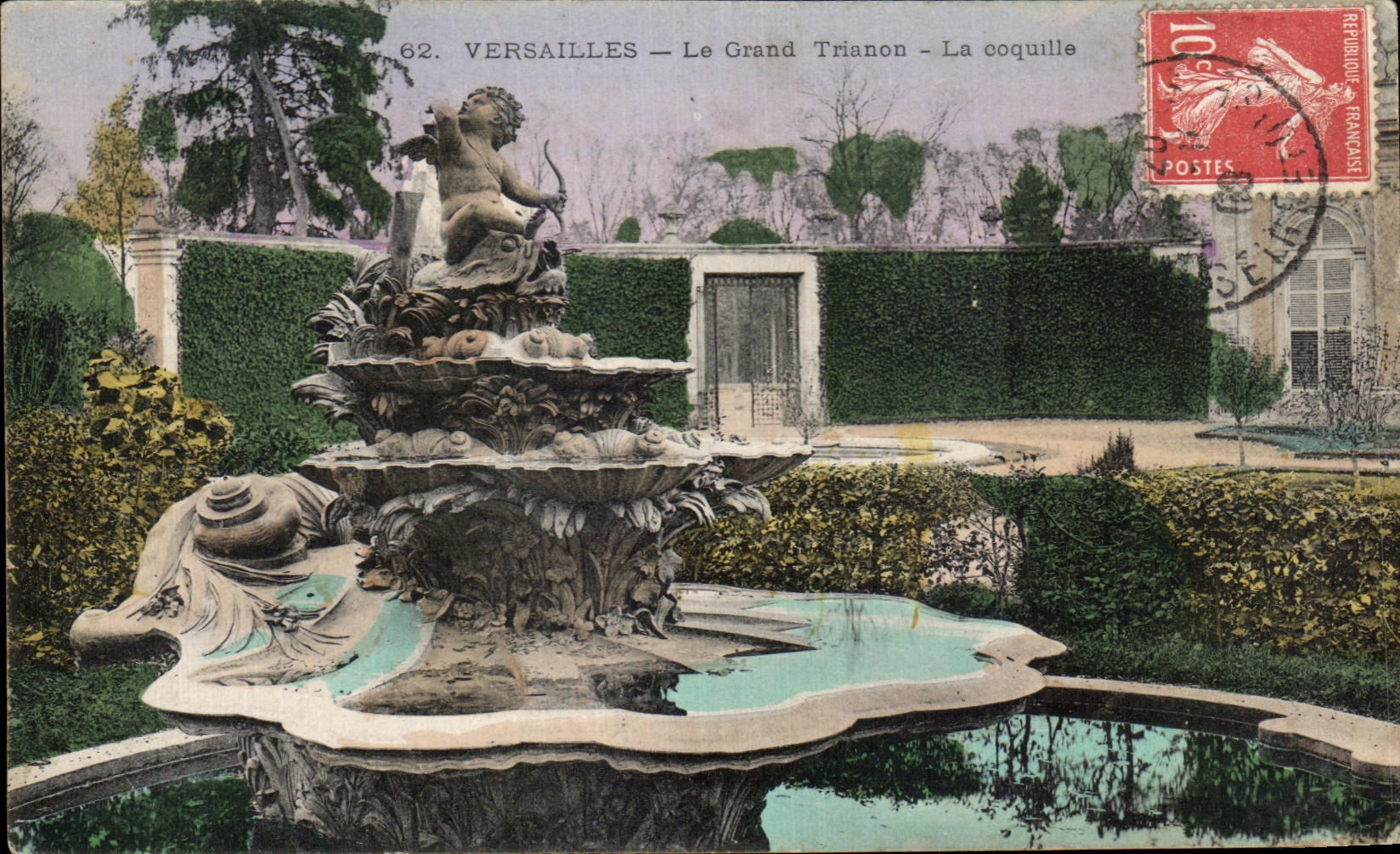 CPA Versailles Le Grand Trianon La Coquille ange