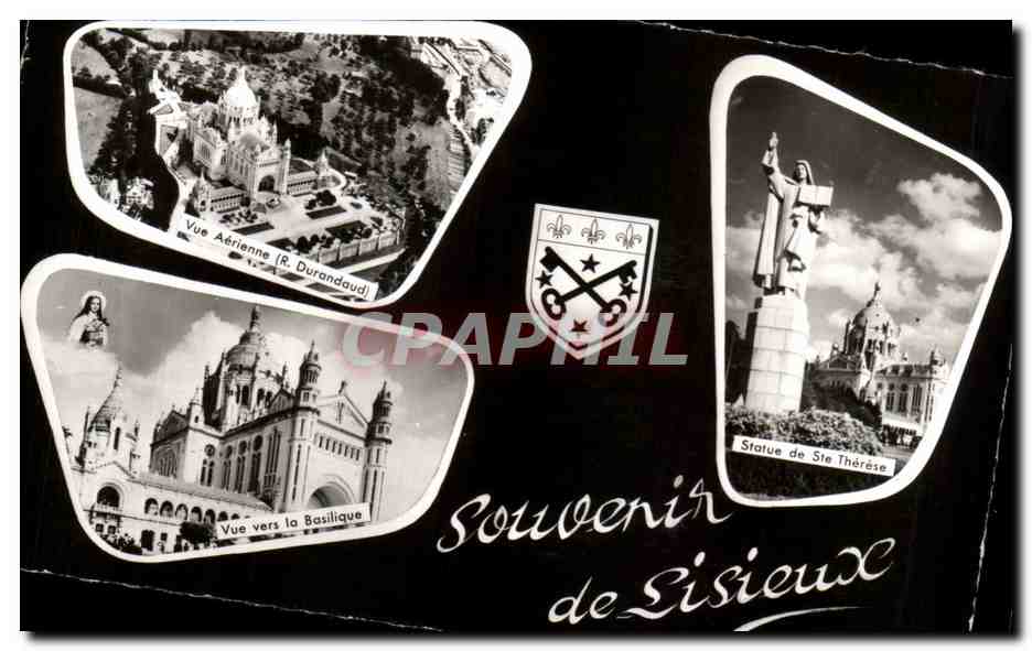 Lisieux — Basilique et Statue de Sainte Thérèse — Souvenir de Lisieux — R. Durandaud