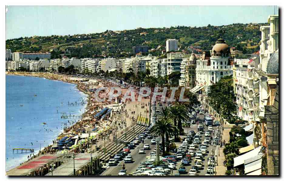 CPA La Cote d'Azur Nice La Promenade des Anglais