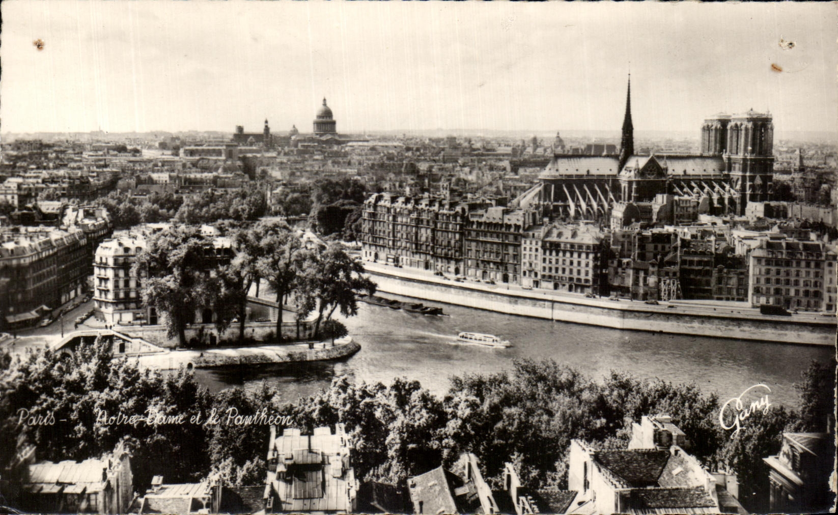 CPA Paris Notre Dame et Pantheon