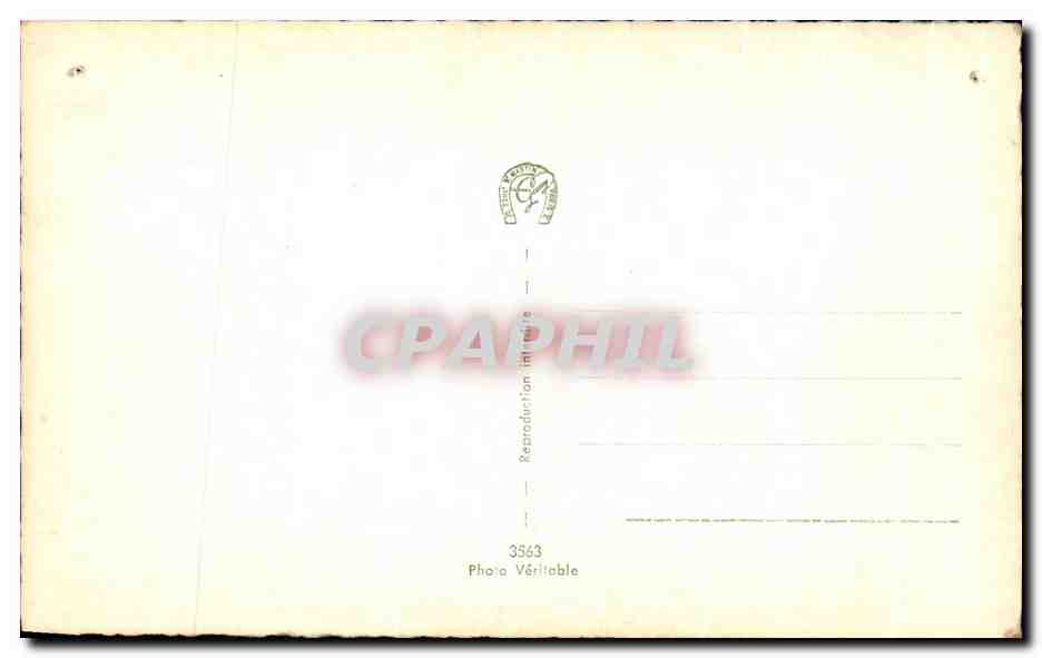 CPA Paris Notre Dame et Pantheon — Rückseite
