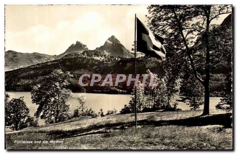 CPA Rutliwiese Und Die Mythen Suisse