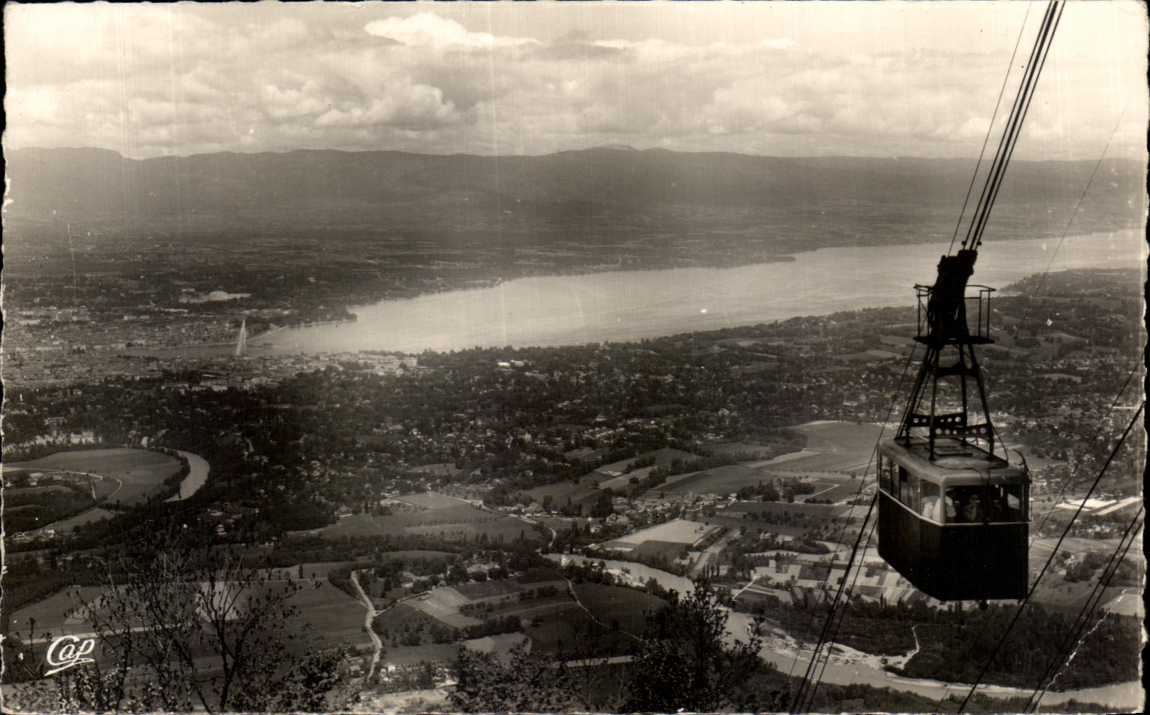 CPA Le Saleve Panorama Sur Geneve