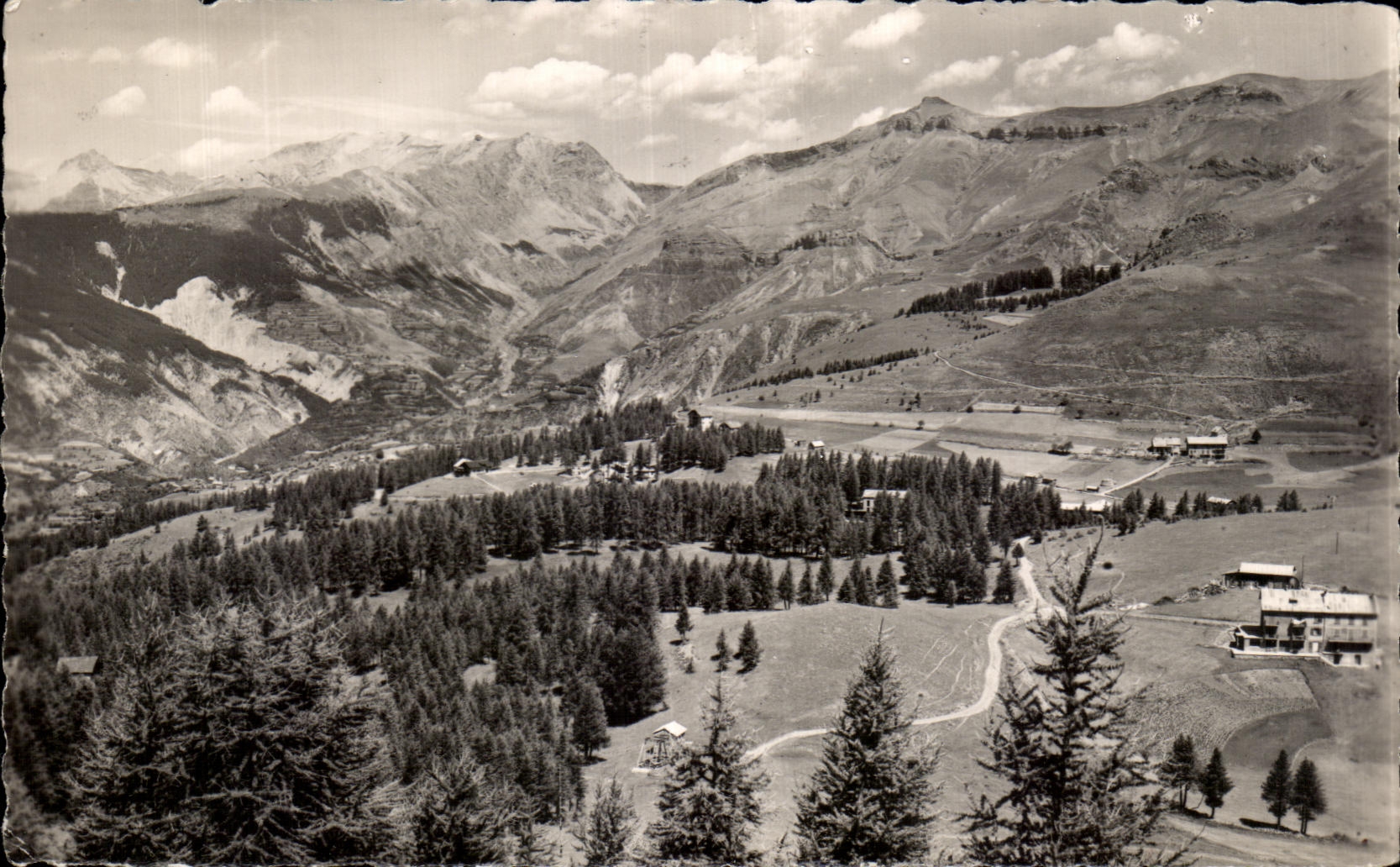 CPA Les Alpes Maritimes Valberg Vue Vers le Col de Crous Prise des Pentes de la croix du Sapet