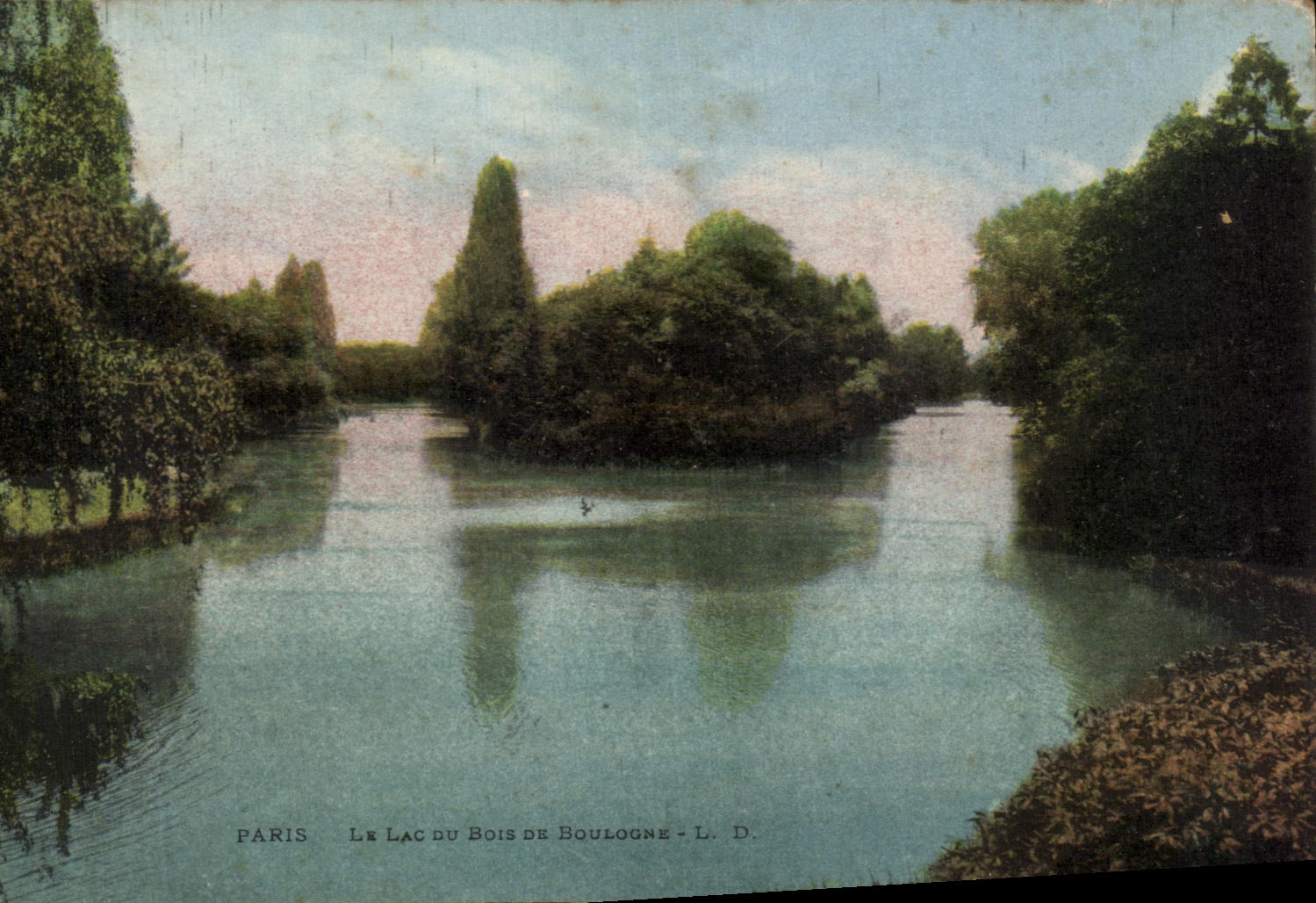 CPA Paris Le Lac Du Bois De Boulogne