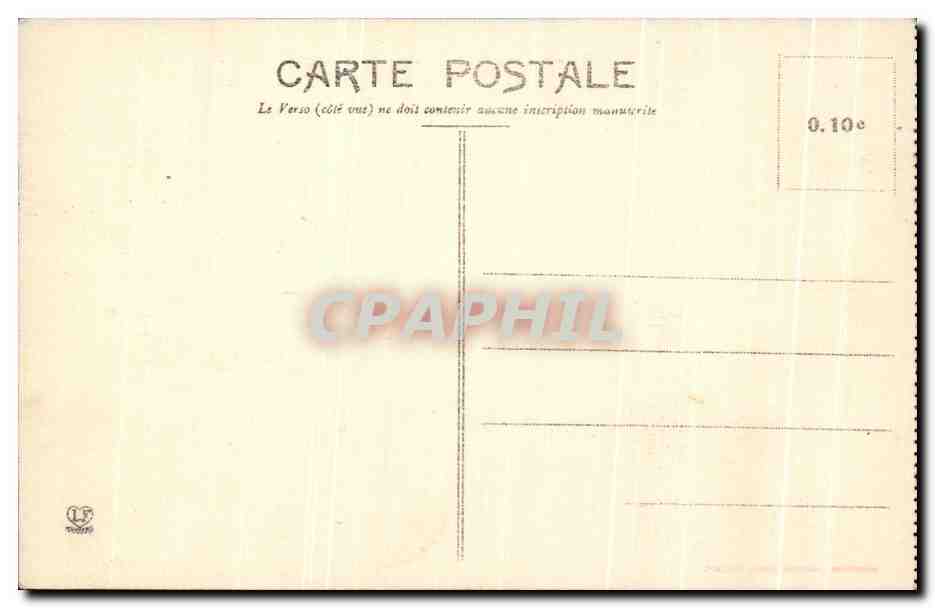 Biarritz - La Grande Plage — vue aérienne — éditeur Léon Léonard, n° 1182 b — Verso